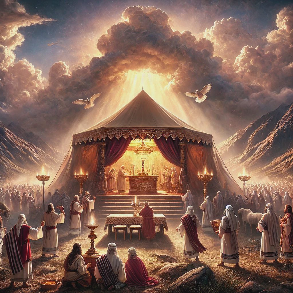 Exodus 40 - Journey of Faith: Setting Up the Tabernacle - A Divine Display of Preparation and Glory