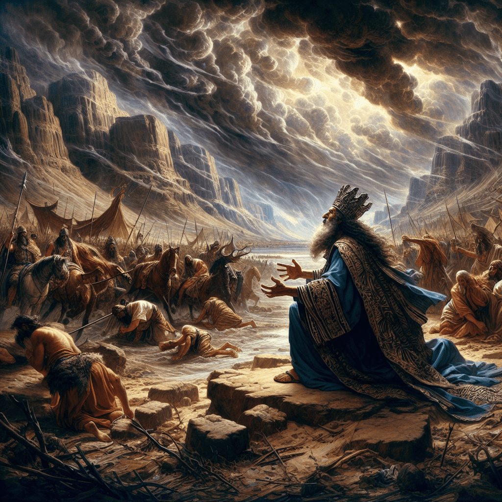 King David's Prayer in Peril: The Beacon of Hope amidst Turmoil