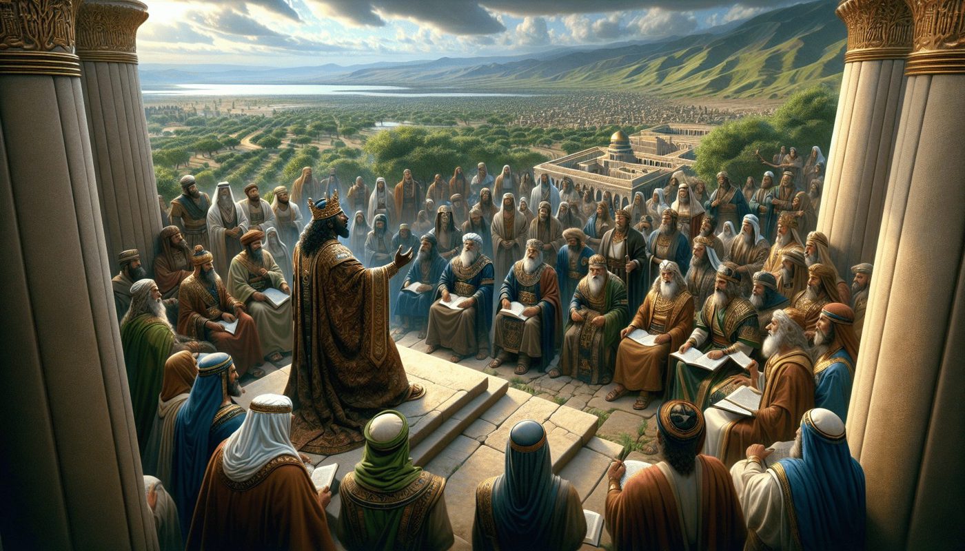 1 Kings 5 - Solomon Secures Timber and Labor for the Temple