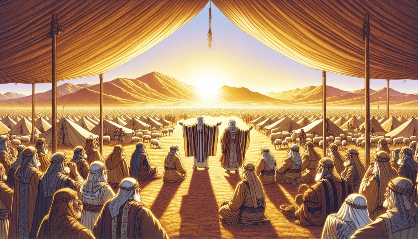 Le Sacrifice des Trompettes : Célébration Solennelle au Désert