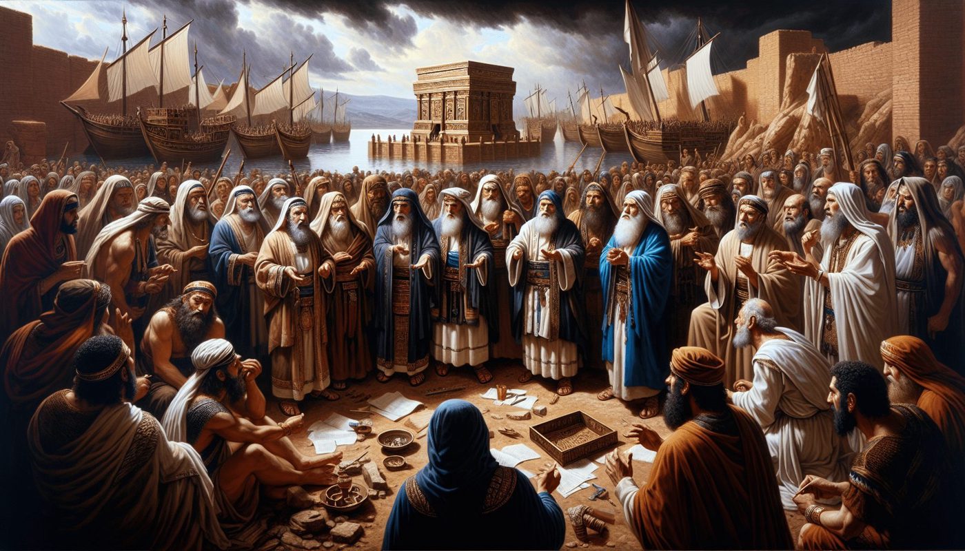 1 Samuel 6 - The Philistines Send the Ark Back with Golden Tumors and Mice