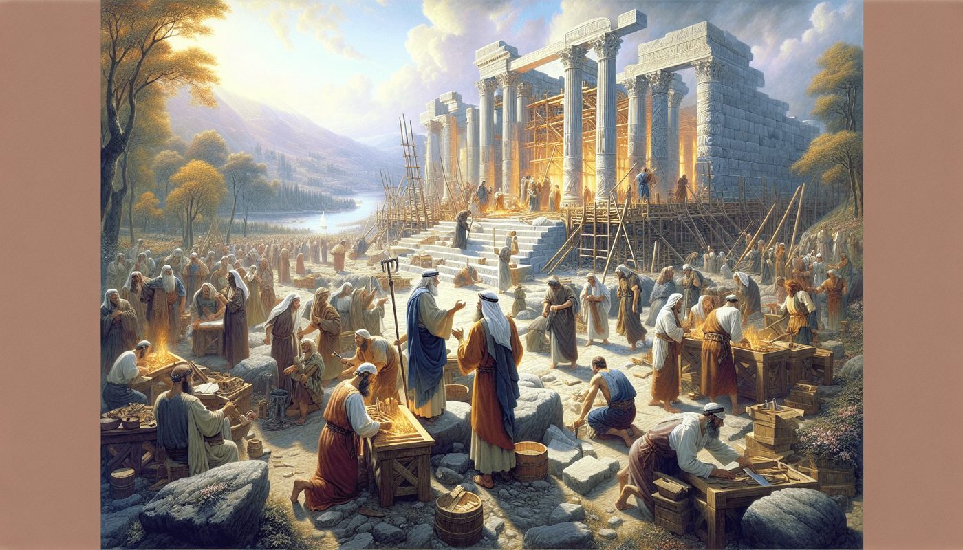 2 Chronicles 3 - Solomon Builds the Temple on Mount Moriah