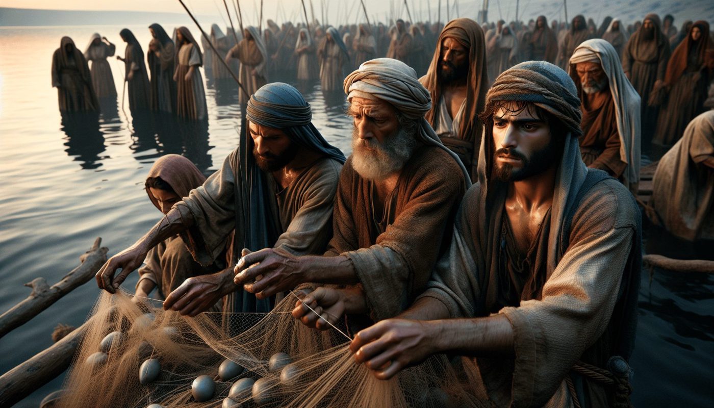 Miraculous Catch: Disciples Called by Jesus