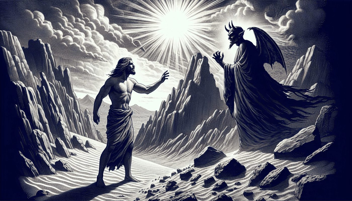 Jesus Triumphs Over Temptation in the Wilderness