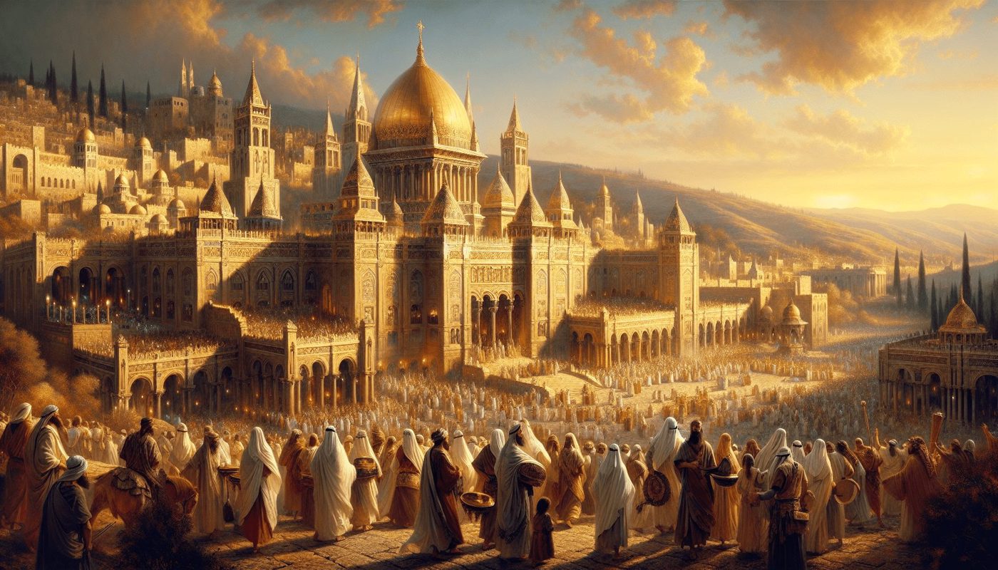 Salmos 150 - Louvor Celestial no Templo de Jerusalém