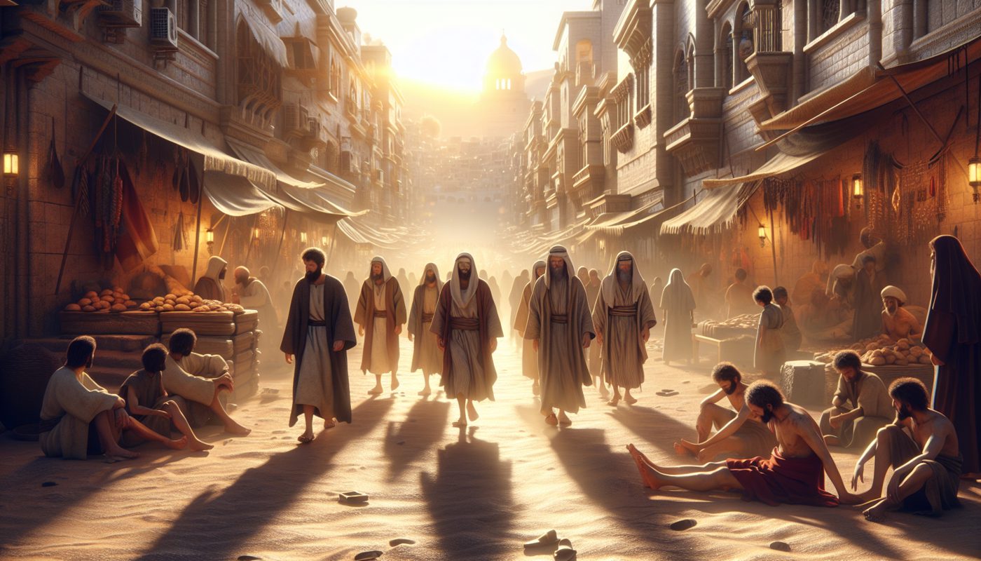 Jesus Heals and Calls the Lost  

(99 characters)