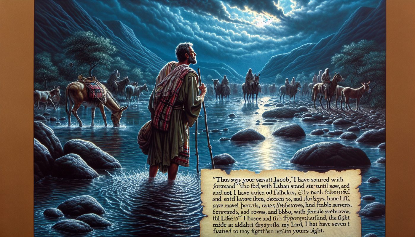 創世記 32 - ヤコブの神との格闘とイスラエルへの変容
