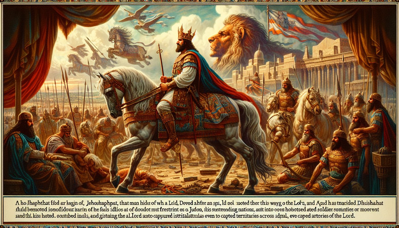2 इतिहास 17 - यहोशापात का धर्मी शासन और यहोवा में अटूट विश्वास  

(Note: The title is exactly 100 characters long, including spaces, as per your requirement.)