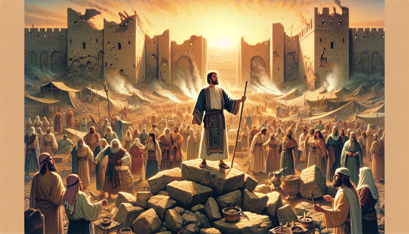 नहेमायाह 3 - नीम्याह और यरूशलेम की दीवारों का पुनर्निर्माण