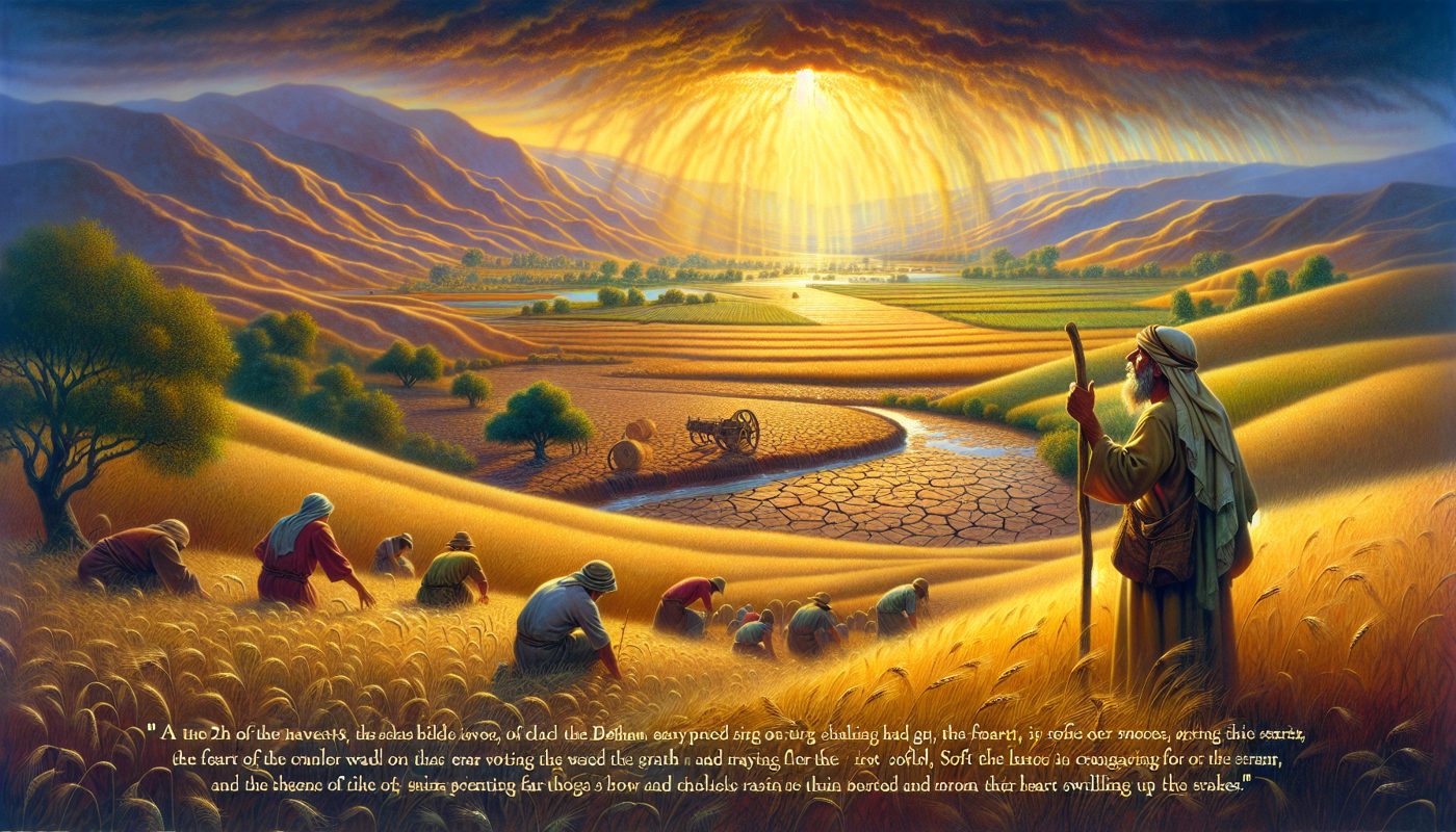 भजन संहिता 65 - धरती की समृद्धि और परमेश्वर की करुणा