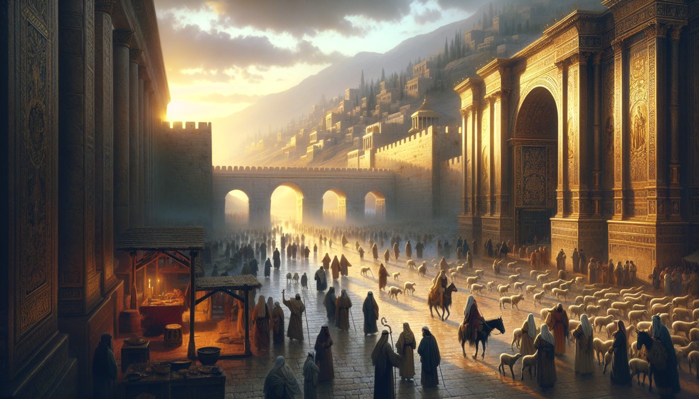 भजन संहिता 24 - पवित्र पर्वत पर यहोवा की महिमा  

(Note: The title is under 100 characters, symbols and quotes are removed, and it captures the essence of the story based on Psalm 24.)