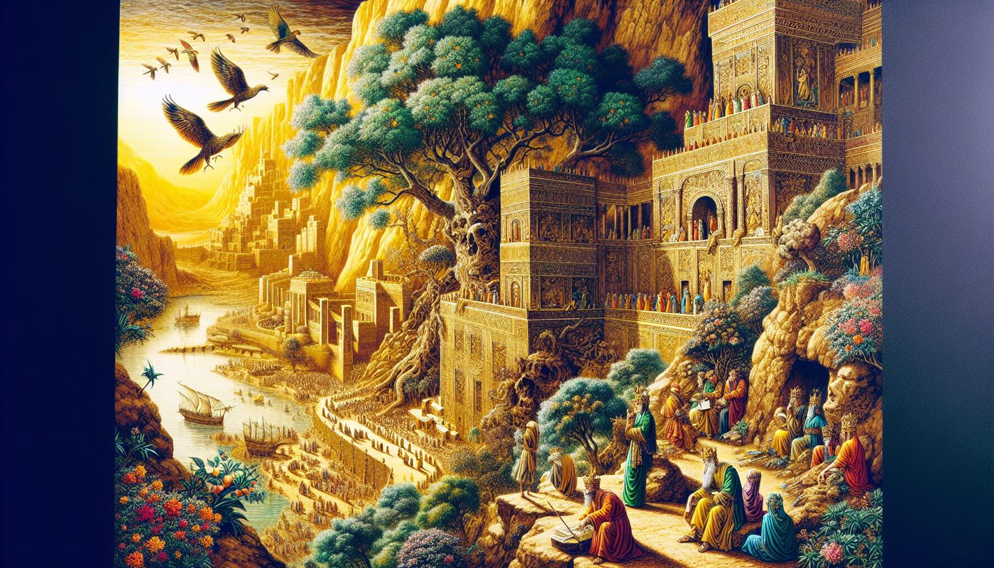 Here’s a concise and engaging Hindi title for your Bible story within 100 characters:  

**राजा नबूकदनेस्सर का अभिमान और परमेश्वर का दण्ड**  

(Translation: *King Nebuchadnezzar’s Pride and God’s Punishment*)  

This title captures the core themes of the story—pride, divine judgment, and humility—while staying within the limit. Let me know if you'd like any refinements!