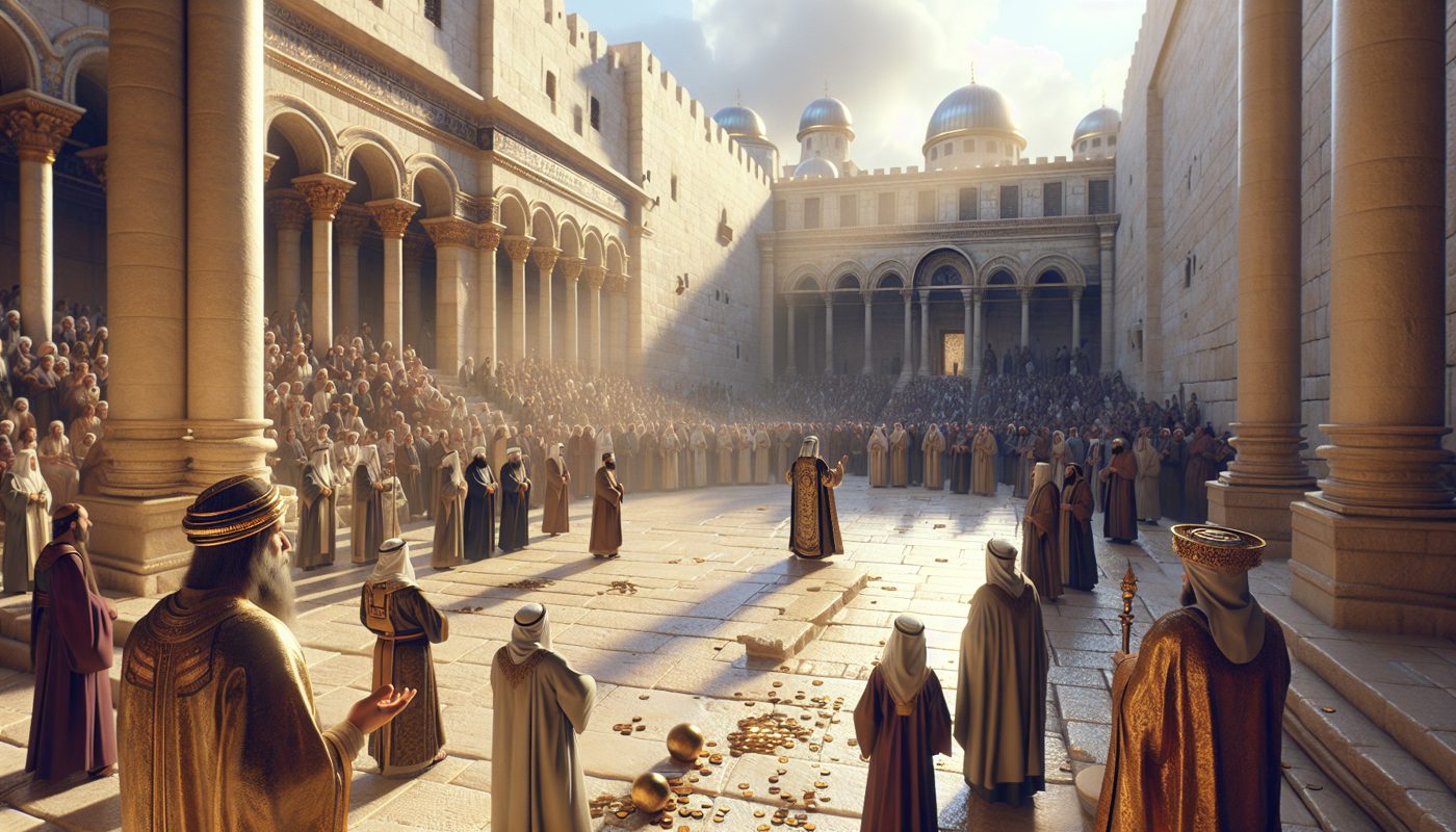 قصة حكمة يسوع وسلطانه في الهيكل