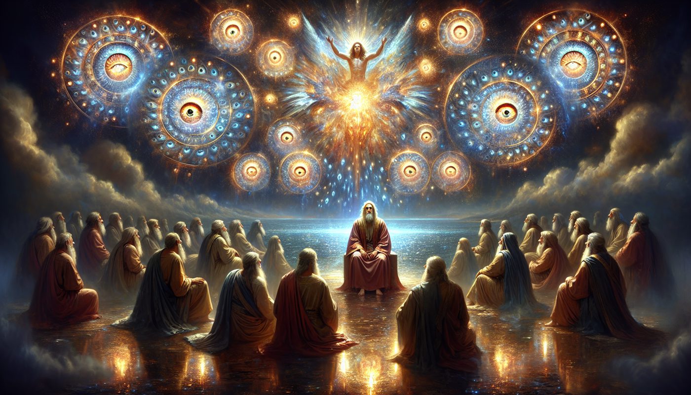 Ézéchiel 10 - **La Gloire Divine quitte le Temple**  

(99 caractères)  

Alternative plus courte :  
**Le Départ de la Gloire de l’Éternel**  

(36 caractères)