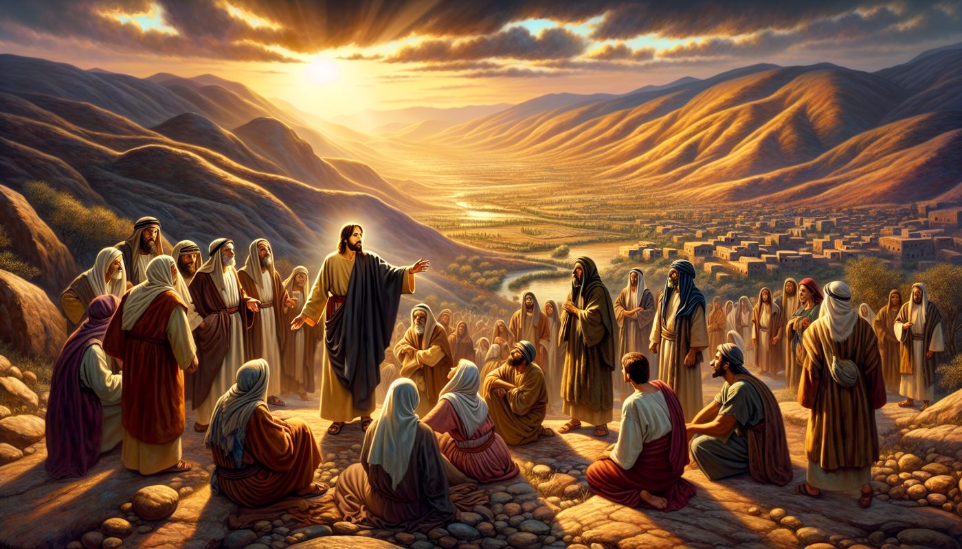 Isaías 35 - Here are a few title options within the 100-character limit:  

1. **La fe de una madre y la sanación de su hija**  
2. **Jesús sana a la hija de una mujer de fe**  
3. **Una madre suplica y su hija es sanada**  
4. **La humildad y fe que conmovieron a Jesús**  
5. **La sanación de la hija de Jefesá**  

Let me know if you'd like any adjustments!