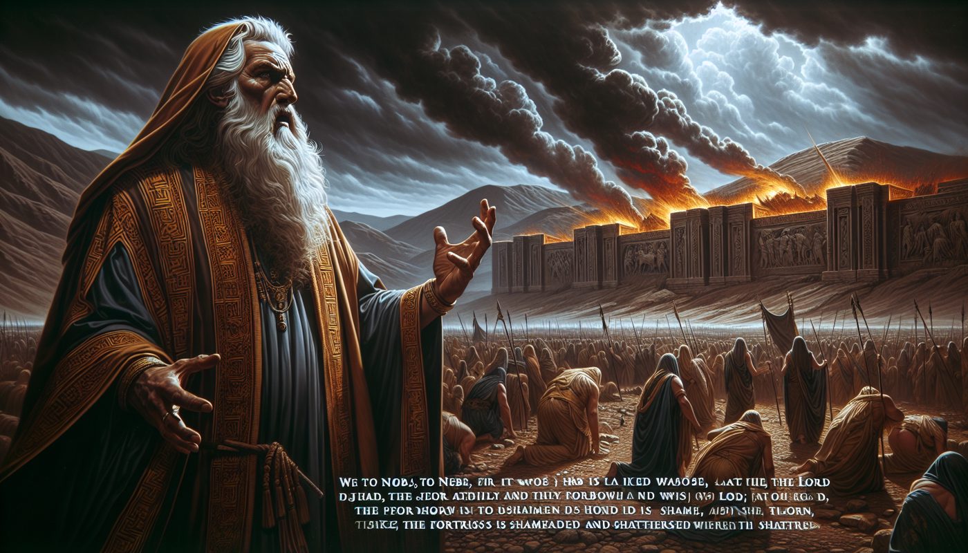 دينونة موآب في سفر إرميا