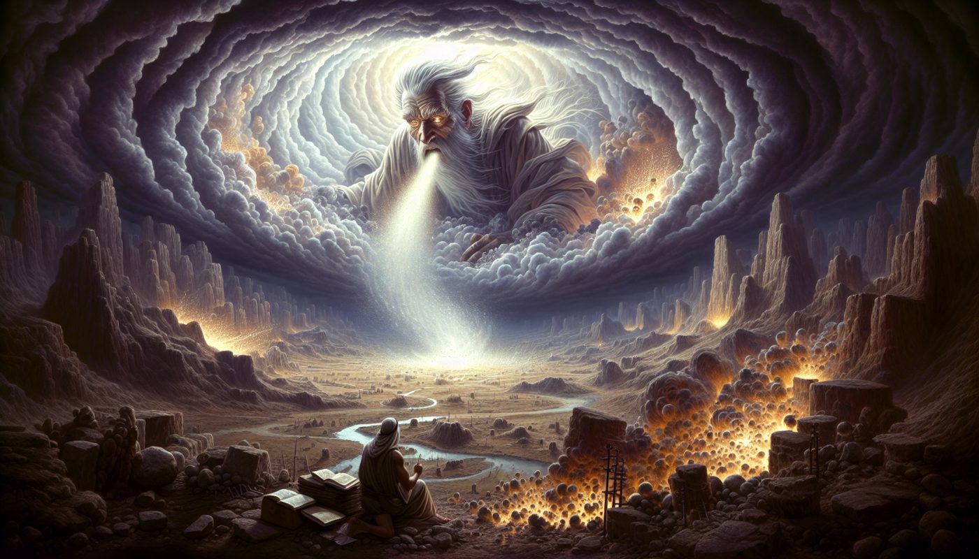 主の創造の問いとヨブの悔い改め