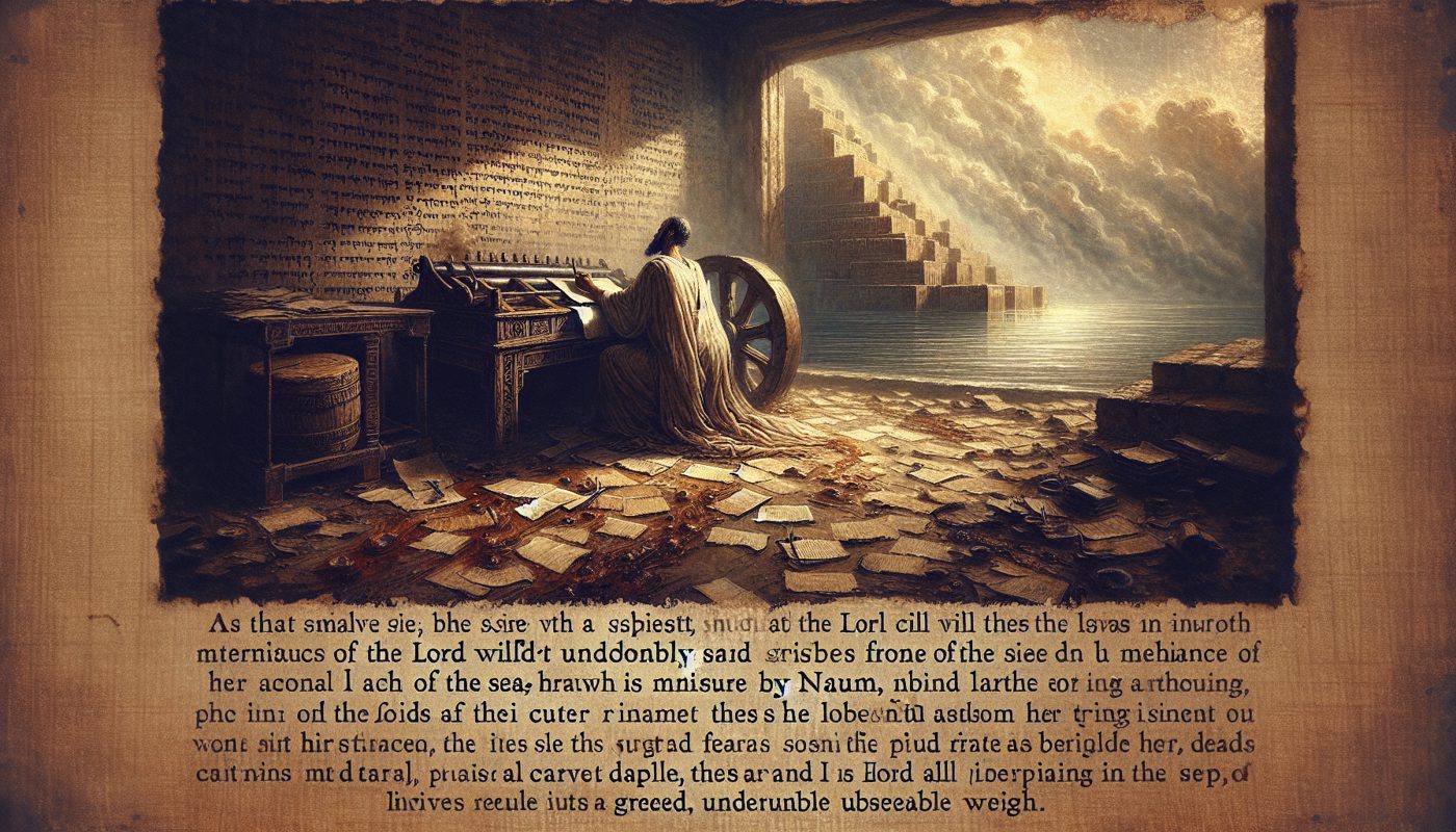 Nahum's Vision of Nineveh's Fall